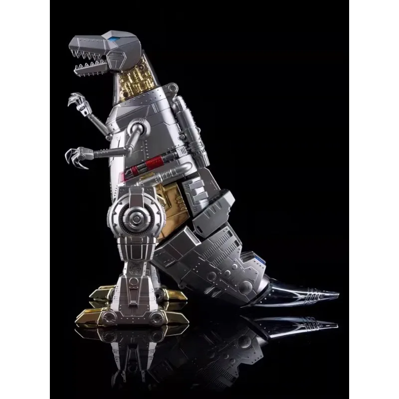 Transformation Stainless Steel Full Coating Enlarged MP08 Grimlock Transformation Toy Robot G1 Action Figure