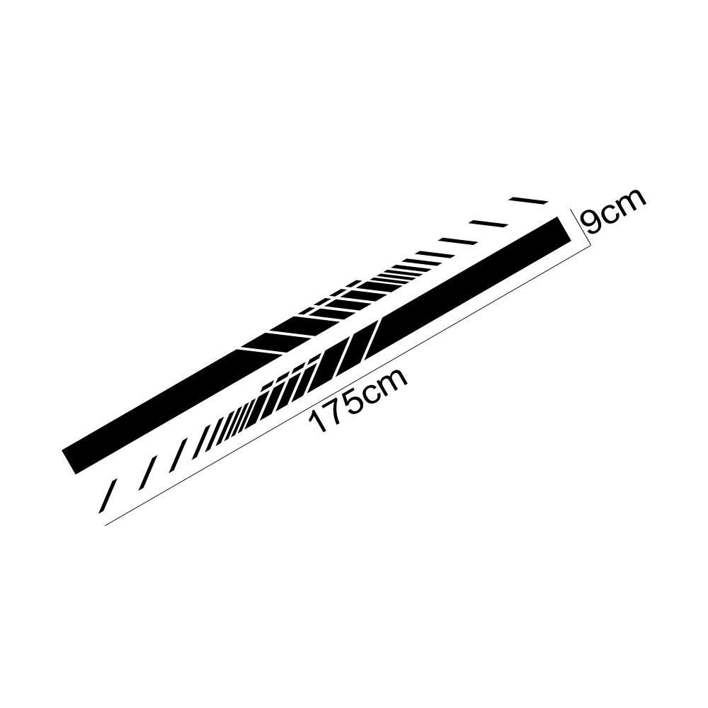 2PCS Car Side Body Stripes Sticker Car Vinyl Decal Accessories For Audi A3 8V 8P 8Y 8L Sedan TFSI Sportback S3 RS3 Limousine TDI view 5