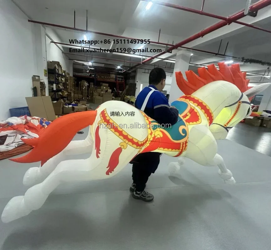 Large Giant Big Walking Horse Inflatable Balloon for Parade Performance
