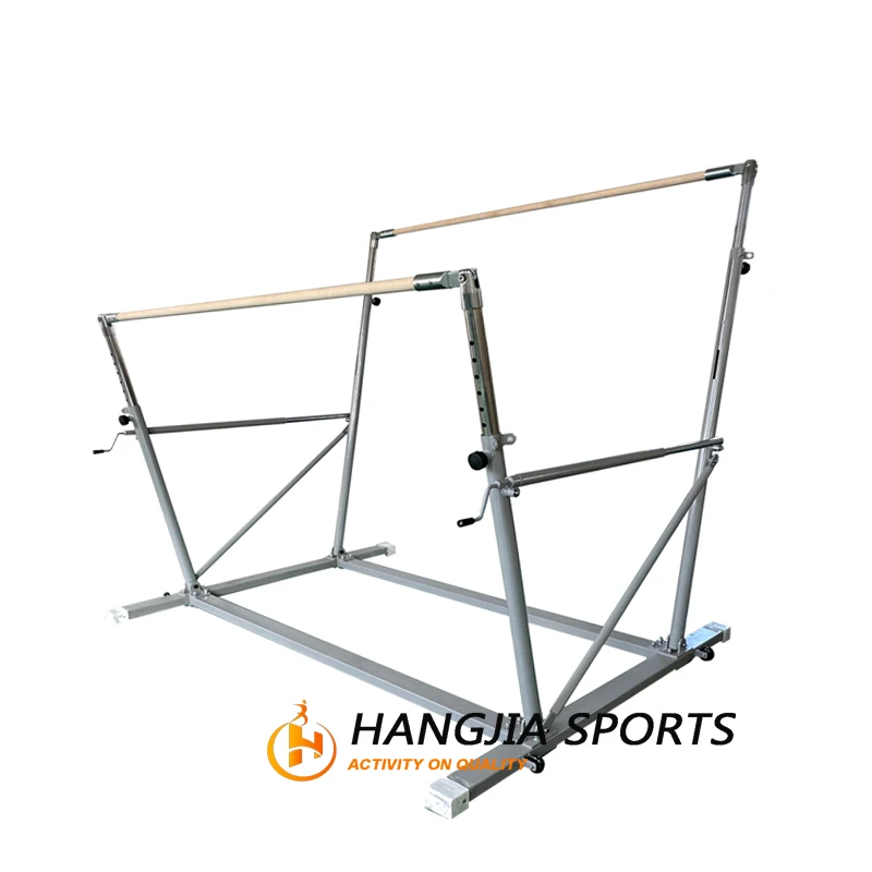 Gymnastics Children's Uneven Bars Adjustable Height Kids Training Bars for Home School