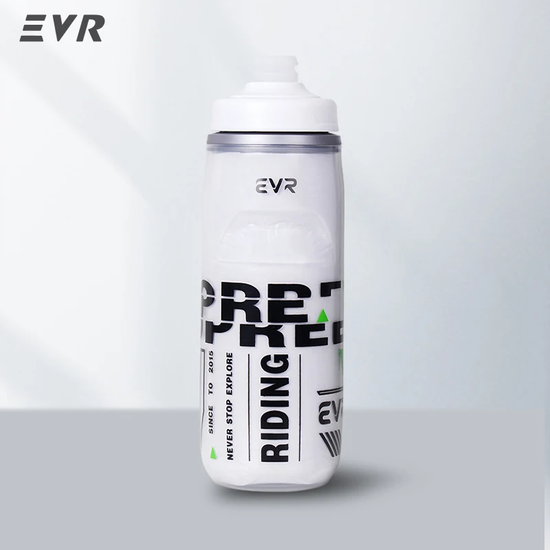 EVR Zomer 620ml Warmte-isolerende Fietsfles Koelhoudende Racefiets Sportwaterfles Ijskoelende Knijpfles Fietsfles