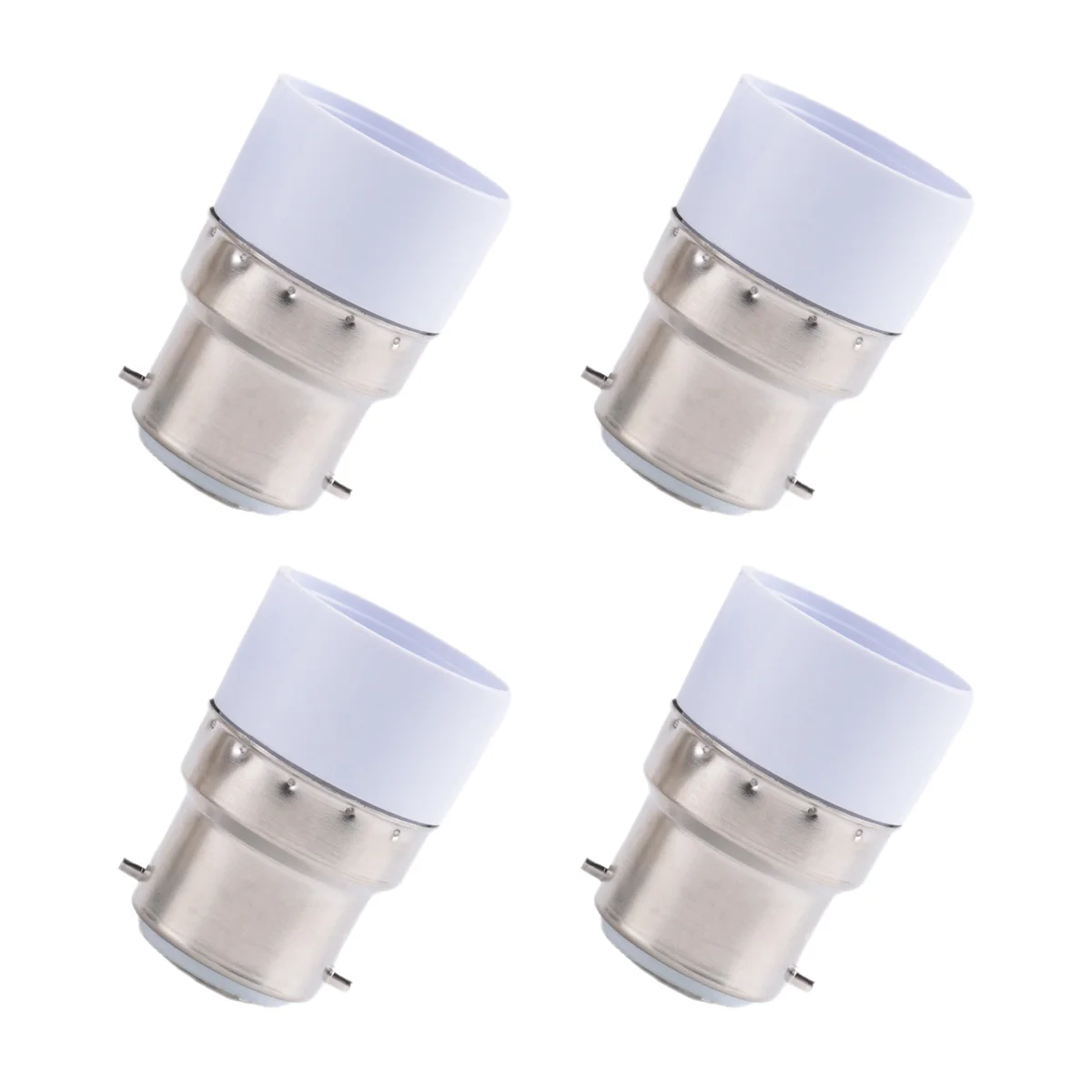 High-end AC 220V B22 to E14 Base Socket Light Lamp Bulb Adapter Holder 4pcs