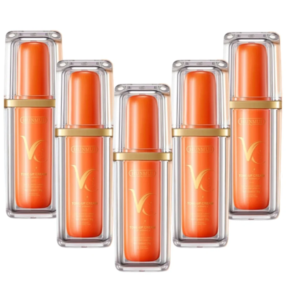 5 ชิ้นห้าวิตามินซีครีมบำรุงผิวหน้าสัมผัสเบาให้ความชุ่มชื้นดูแลผิวบล็อก VC ครีมครีมให้ความชุ่มชื้น