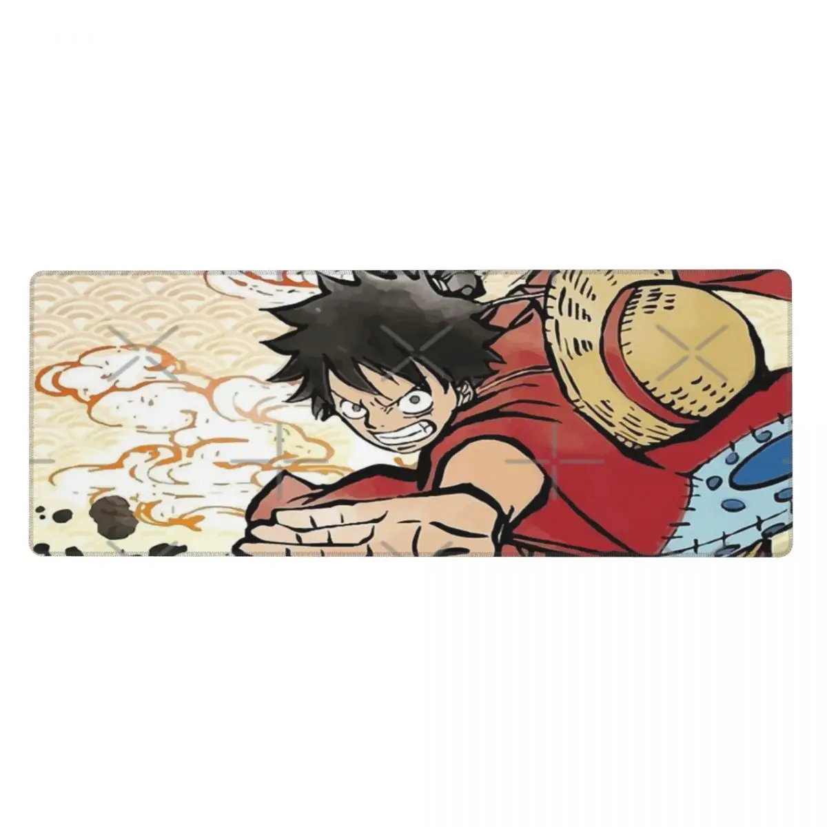 Luffy Using Haki Wano Arc Rubber Keyboard Pads