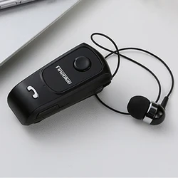 FineBlue F920 Lavalier Bluetooth Headset Calls Vibrating Number Retractable Cable Calls Listening to Music Extra Long Standby