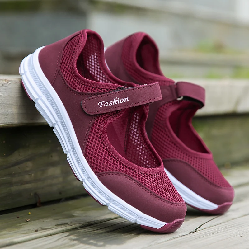 Women's sneakers Breathable sneakers women shoes Female Mesh women summer shoes walking Woman Vulcanize Shoes ladies sneakers image 2