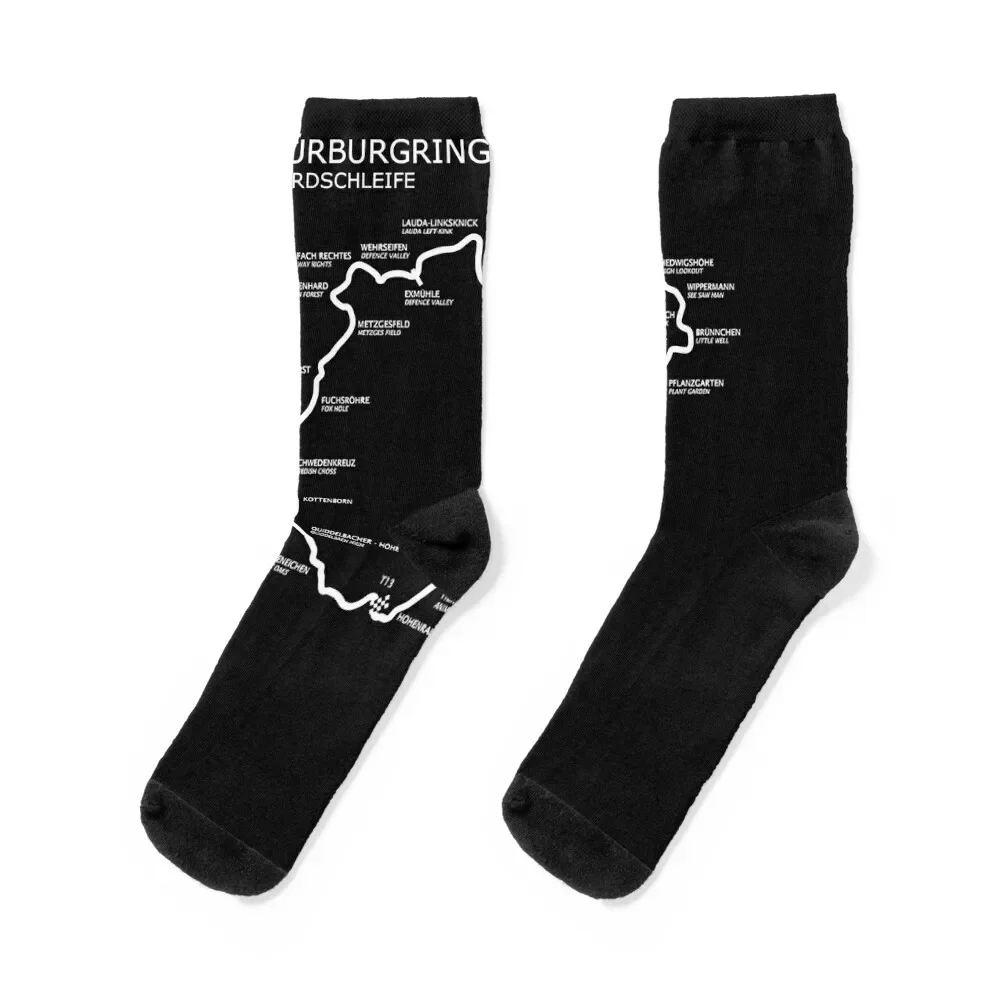 The Nurburgring - Nordschleife Classic T-Shirt.png Socks funny gifts Running fashionable luxury Boy Child Socks Women's