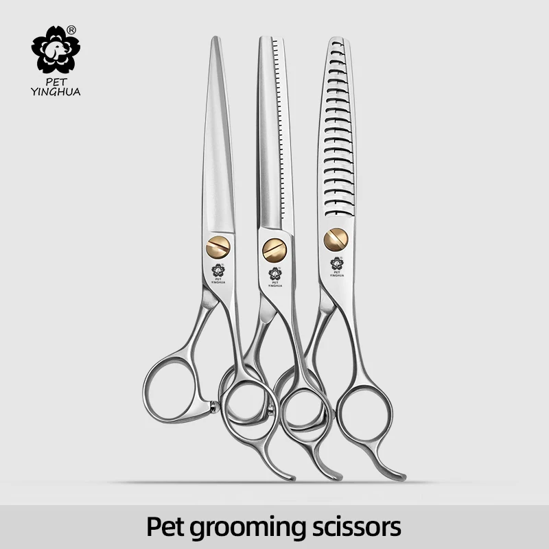 

Yinghua Pet Grooming Scissors Imported VG10 Comprehensive Straight/Puff/Fishbone Scissors High-end GP