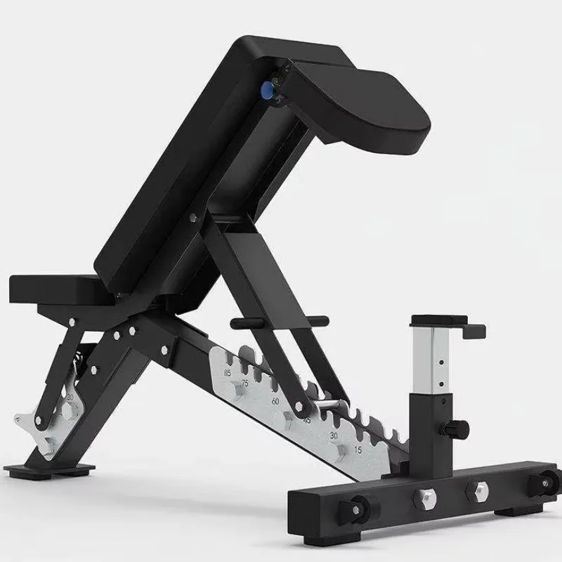 Adjustable Weight Bench - Heavy-duty Ergonomic Design with Extended Head/Neck Protection & Spine Support for Bench Press
