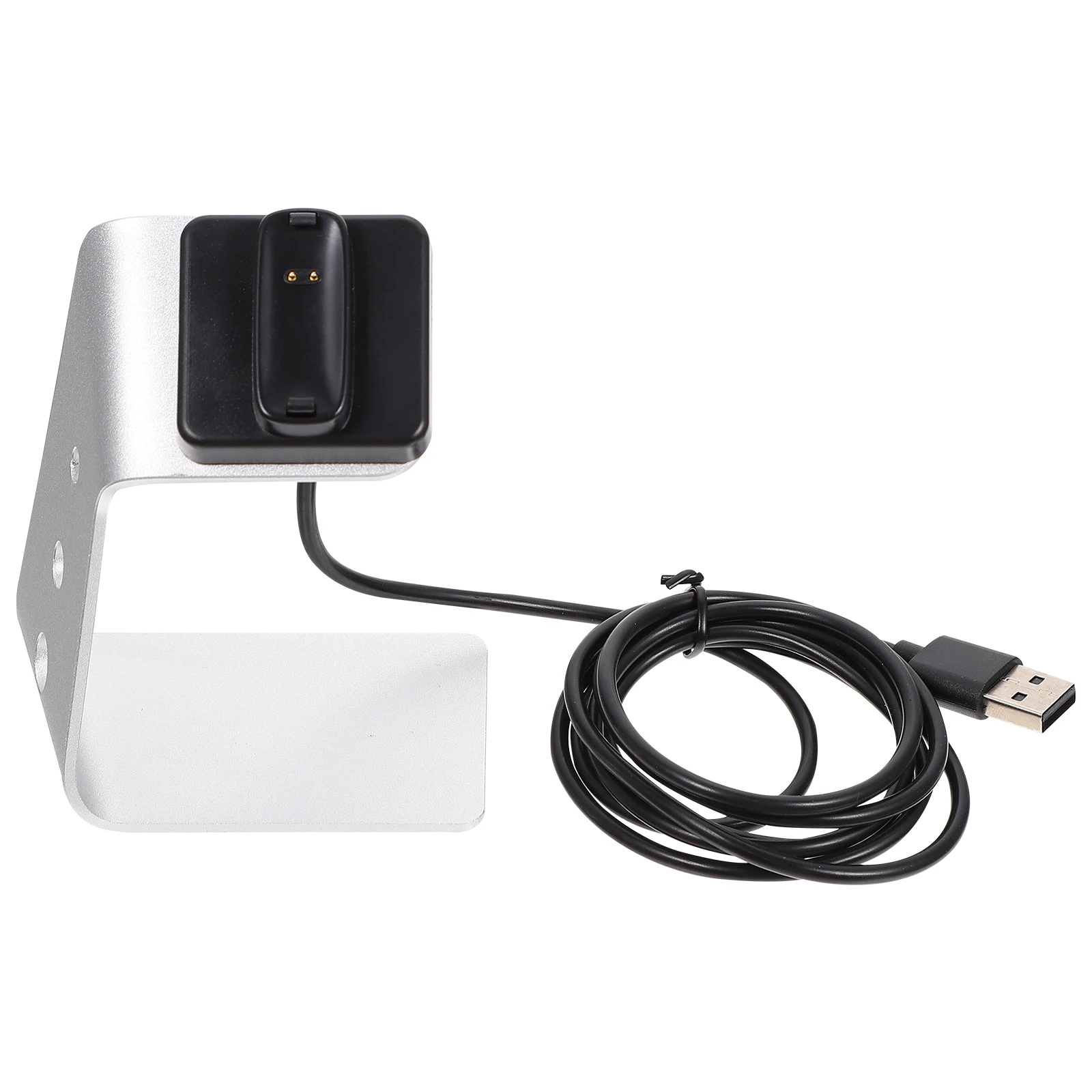 

Aluminum Alloy Smart Watch Dock Clip USB Cable Charging Base Station Built Protection Voltage Regulator Stable