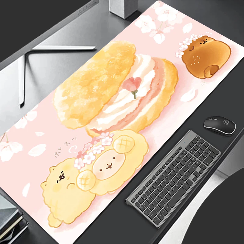 

Mousepad Pattern Gaming Mats Rubber Cartoon Mouse Pad PC Accessories Desk Mat HD Non Slip Table Mat Cute Bread Dog Keyboard Pad