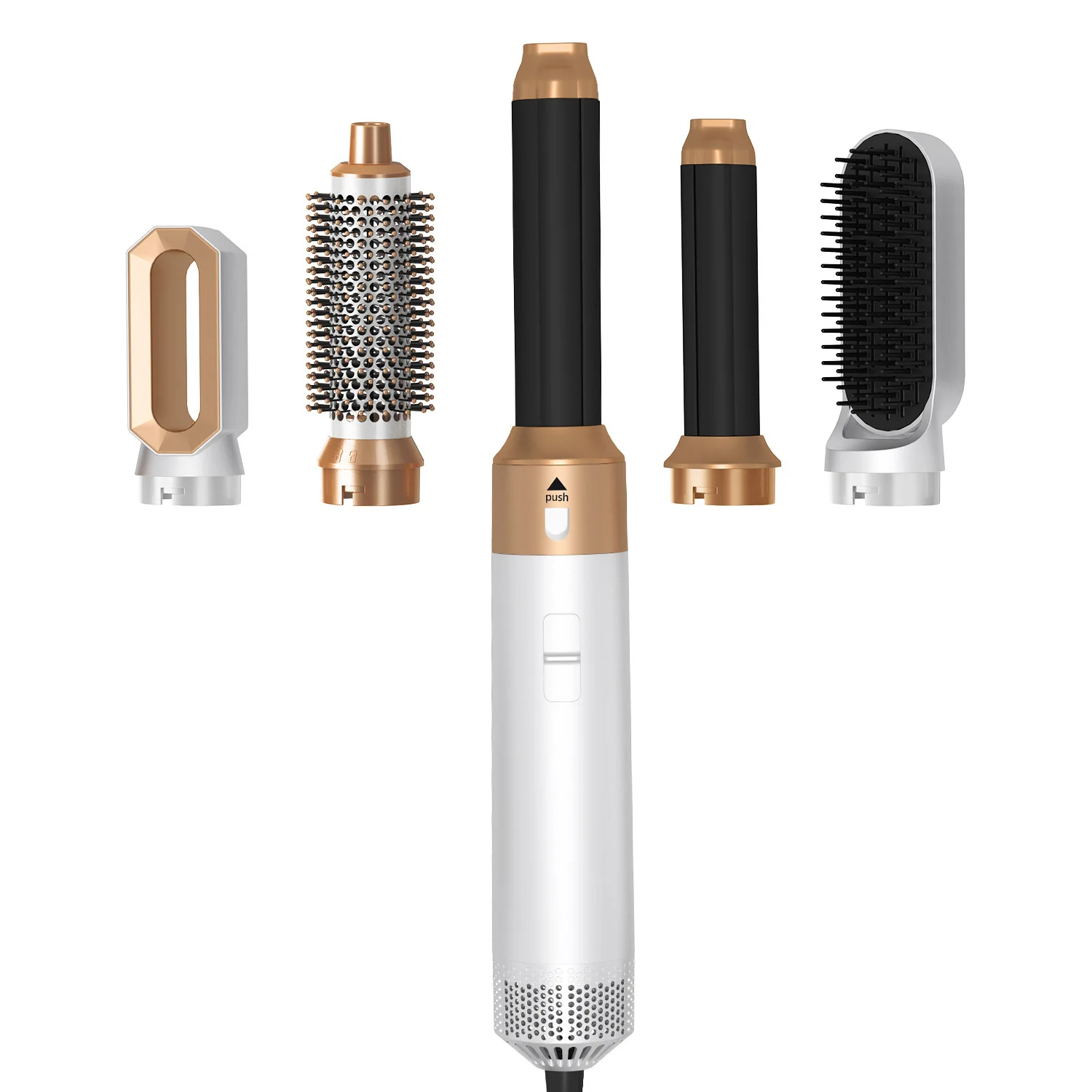 High-speed hair dryer Multifunctional automatic curling iron Straight roll six-in-one hot air comb