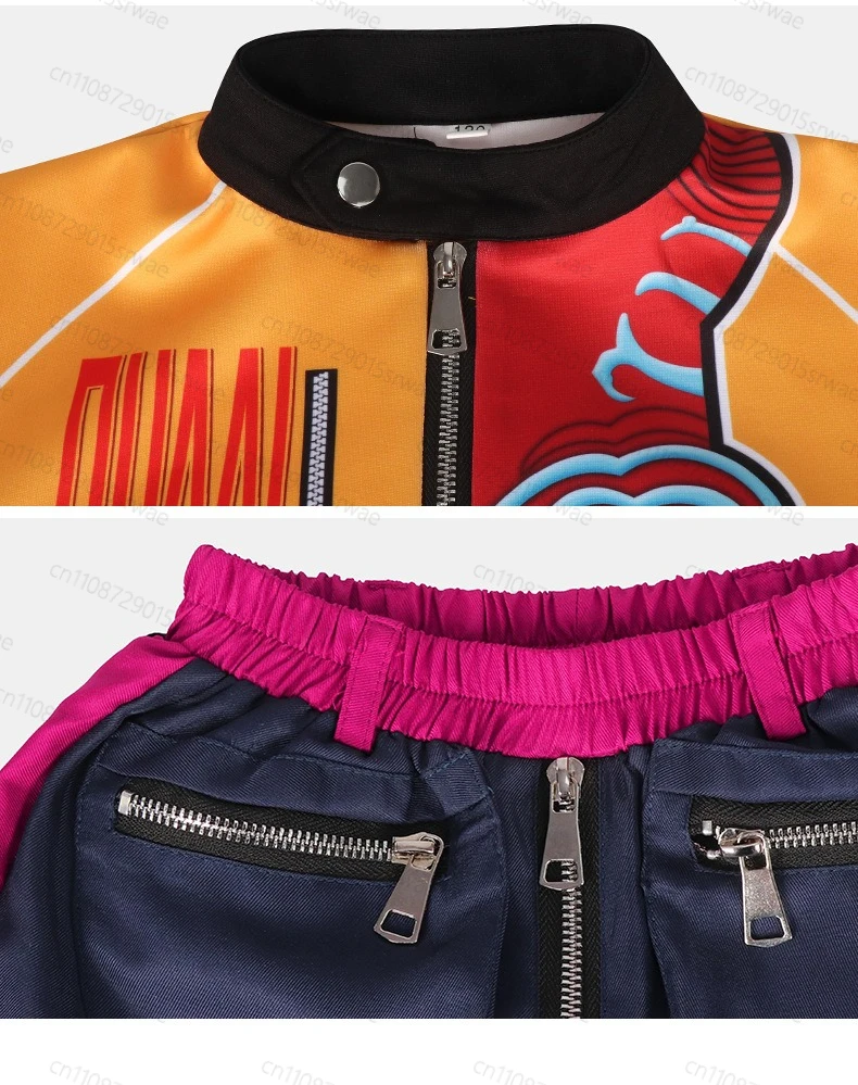 Детский аниме-фильм KPOP, охотники на демонов, Руми, карнавальный костюм, готическая форма, сценическая одежда, детская одежда для ролевых игр идол для девочек