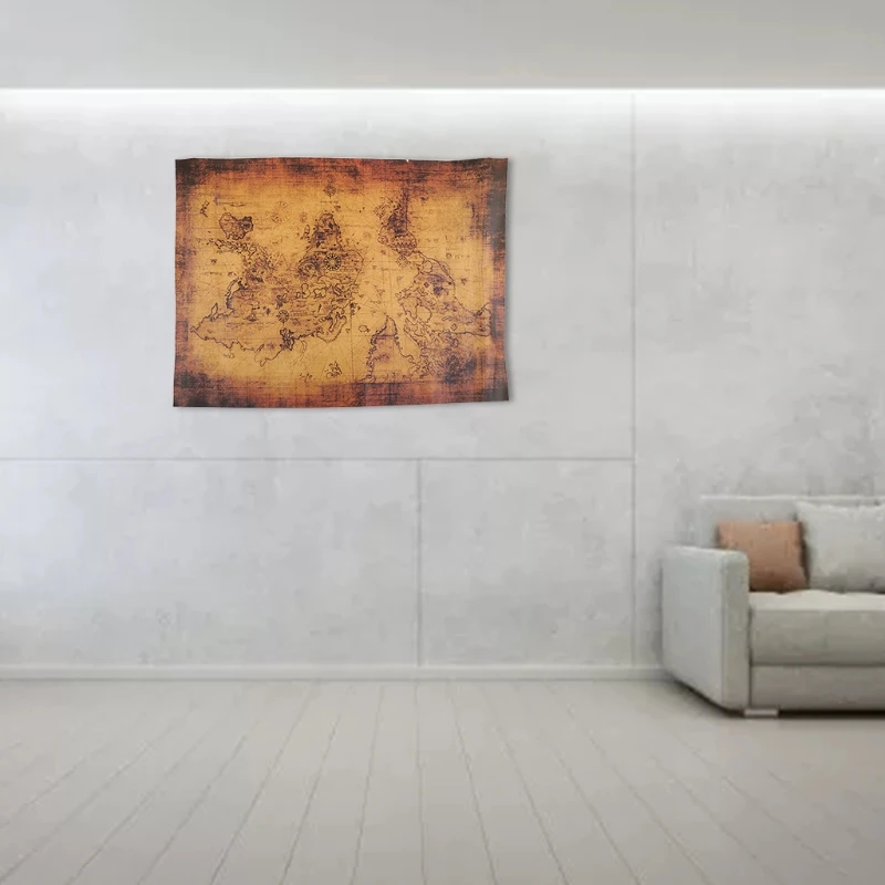 كبير خمر نمط الرجعية ورقة ملصق غلوب خريطة العالم القديم هدايا 71x51 سنتيمتر دروبشيب