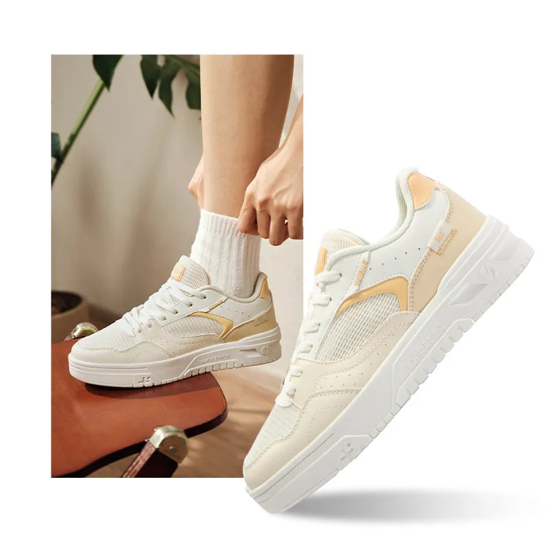 361 summer breathable sports 2026 new mesh casual white Joker women