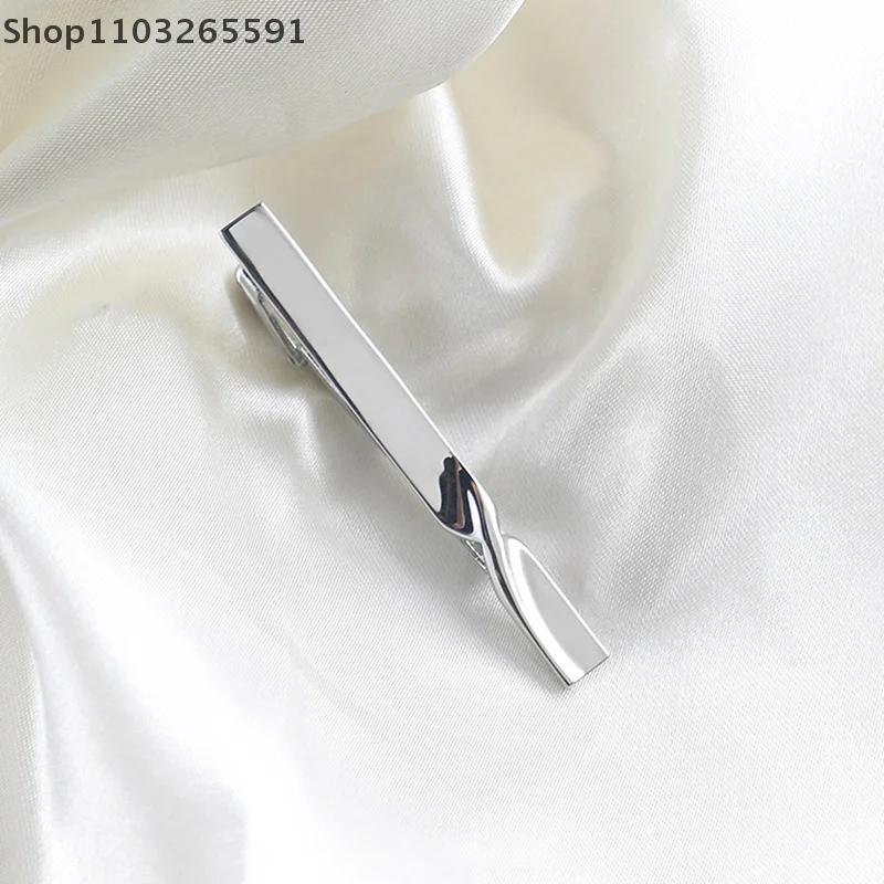 1 قطعة مشبك التعادل للرجال النحاس شريط بسيط المشبك العملي موضة رجالي الكلاسيكية التعادل كليب المشبك دبوس مجوهرات ربطة العنق اكسسوارات