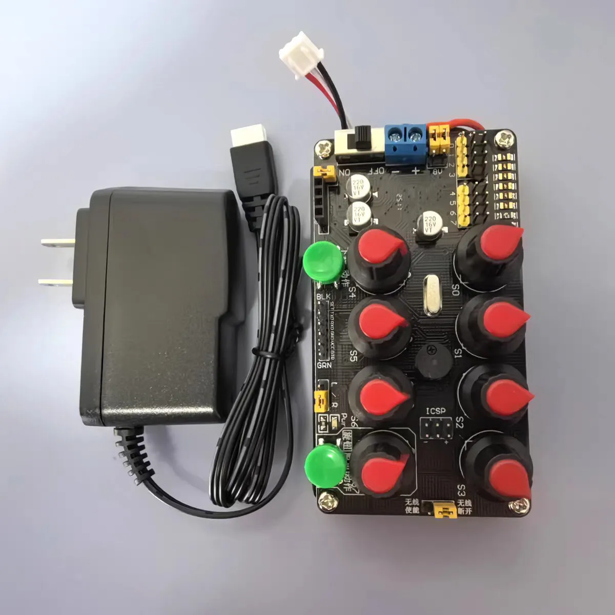 5 degrees of freedom gripper, humanoid robot bionic mechanical palm 5 small steering gear manipulator