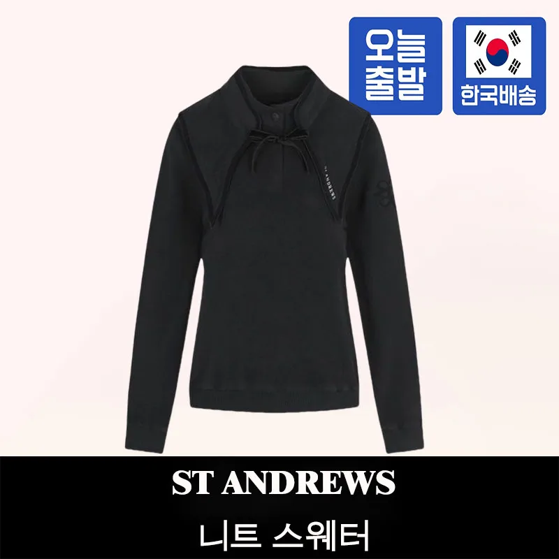 

ST ANDREWS Luxury tops Golf clothing Women's velvet long sleeved T-shirt Fashionable elegant retro leading hoodie Sweater women