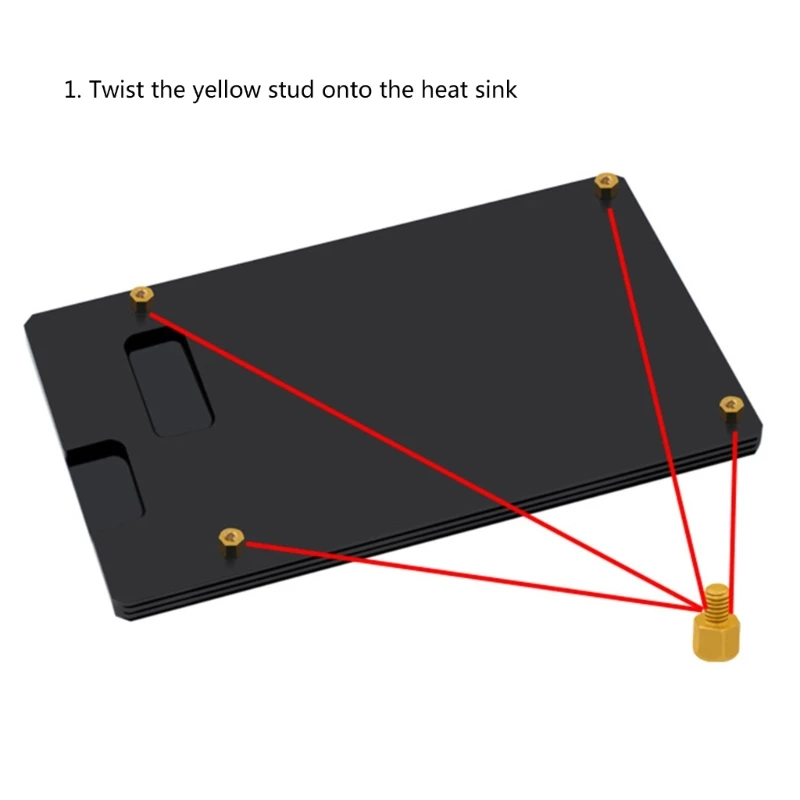 Efficient PCIEX16 Splitter Card for NVME MKEY SSD PCIEX16 Expansion Card with Heat Dissipation