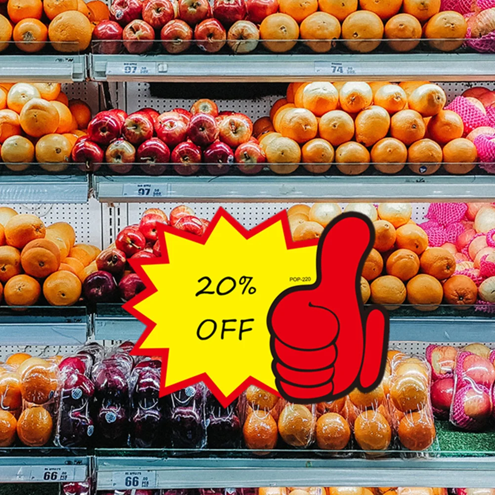 

10 шт., ценники, бирки, белая бумага, знаки для супермаркетов, рекламные распродажи, розничный магазин, ценники, взрывные бумажные бирки