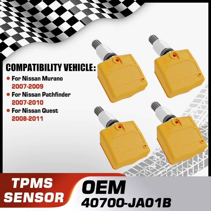 

40700-JA01B Car TPMS Tire Pressure Monitor Sensor For Nissan Murano 2007-2009 Nissan Pathfinder 2007-2010 Nissan Quest 2008-2011