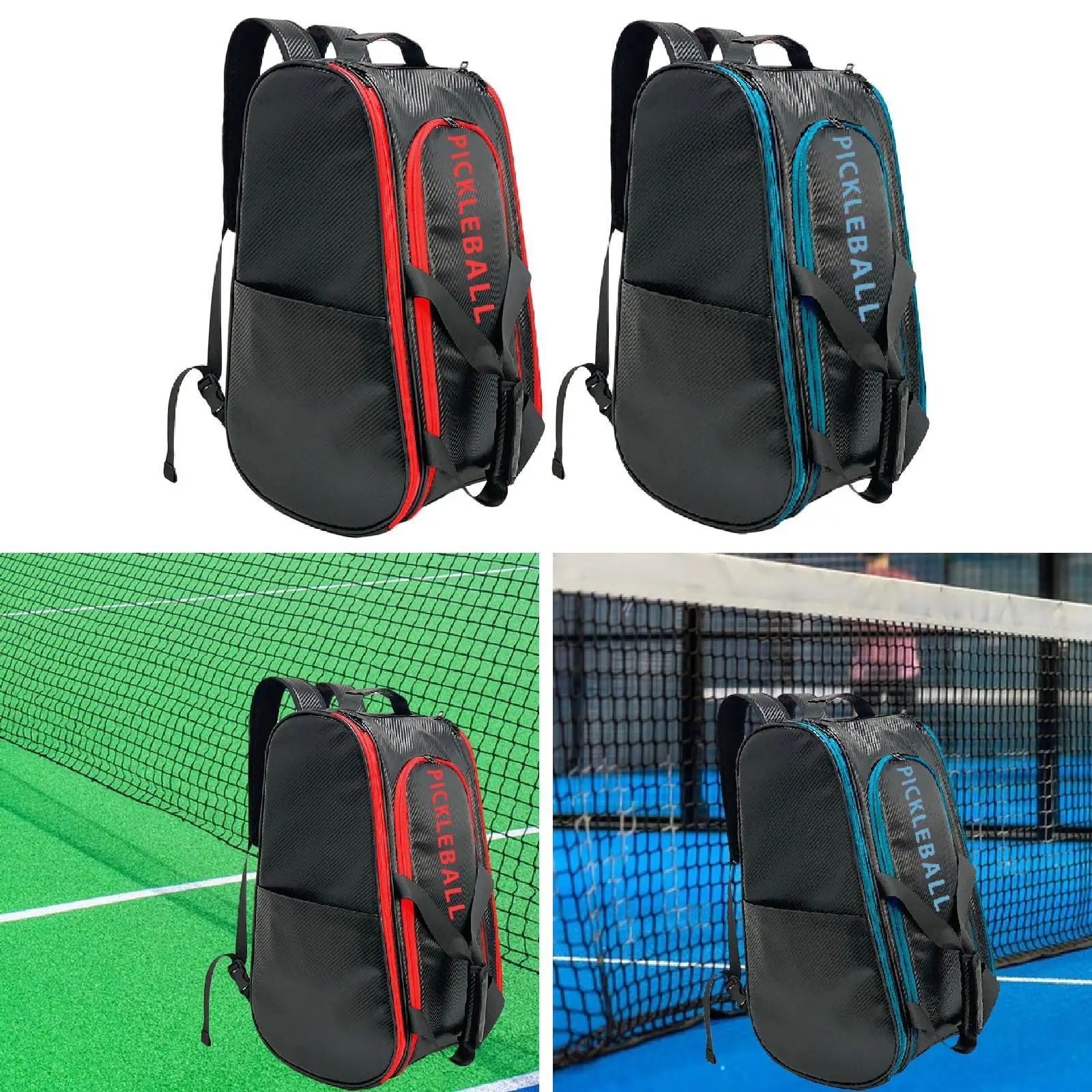 

Рюкзак для ракеток Pickleball, универсальный профессиональный рюкзак с несколькими карманами, органайзер для хранения теннисных ракеток для фитнеса и спорта