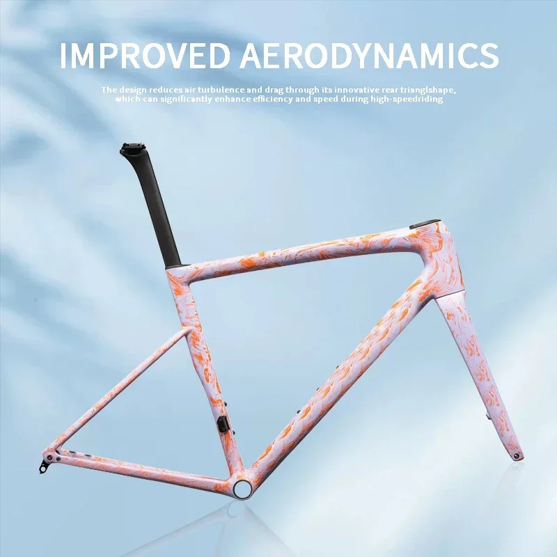 2025 SL8 Dongli T1100 Carbon Fiber Bicycle Frame Ultra Light Customize Color Windproof Design Disc Brake