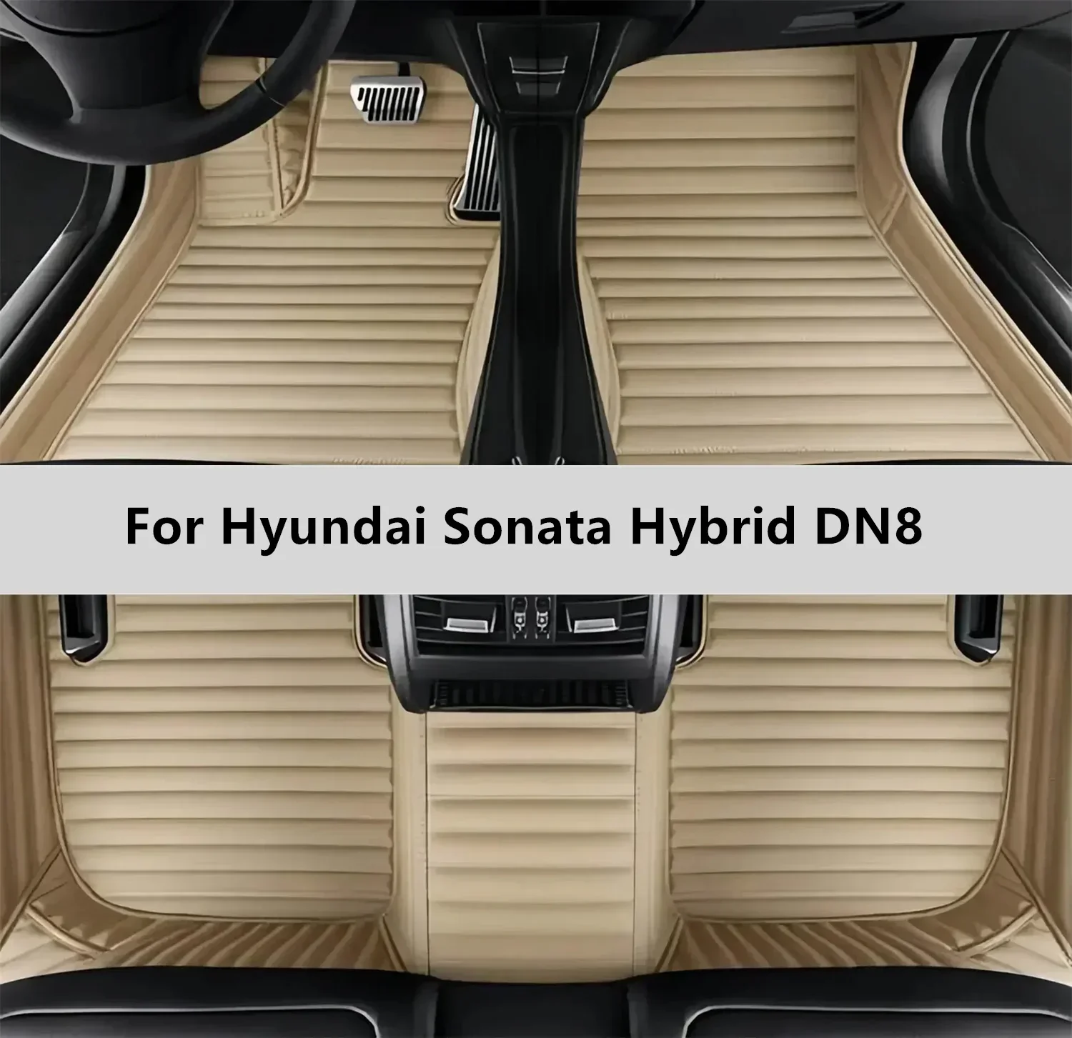 Custom Car Floor Mats For Hyundai Sonata Hybrid DN8 2020 2021 2022 2023 2024 2025 2026 2027 2028 Floor Mat Car Mat