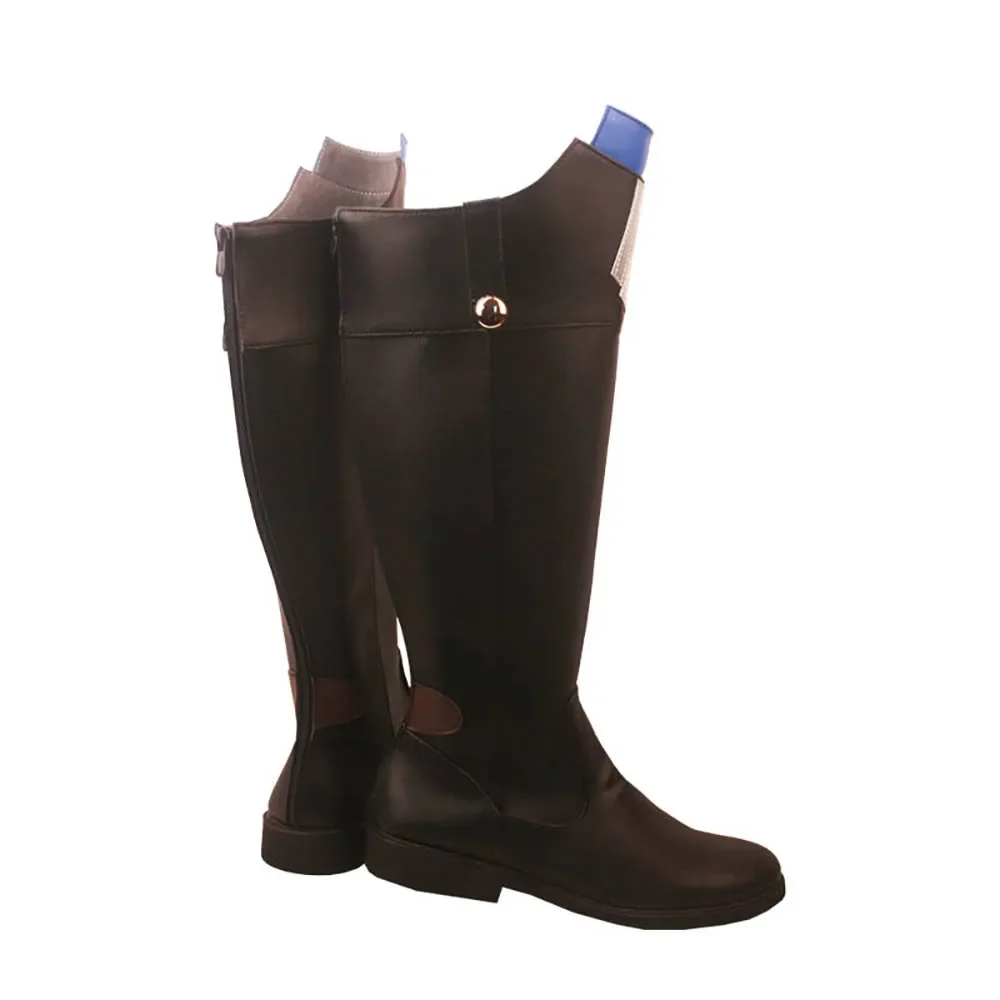 Honkai-Bottes de cosplay Gepard Star Rail, chaussures en cuir, sur mesure, unisexe