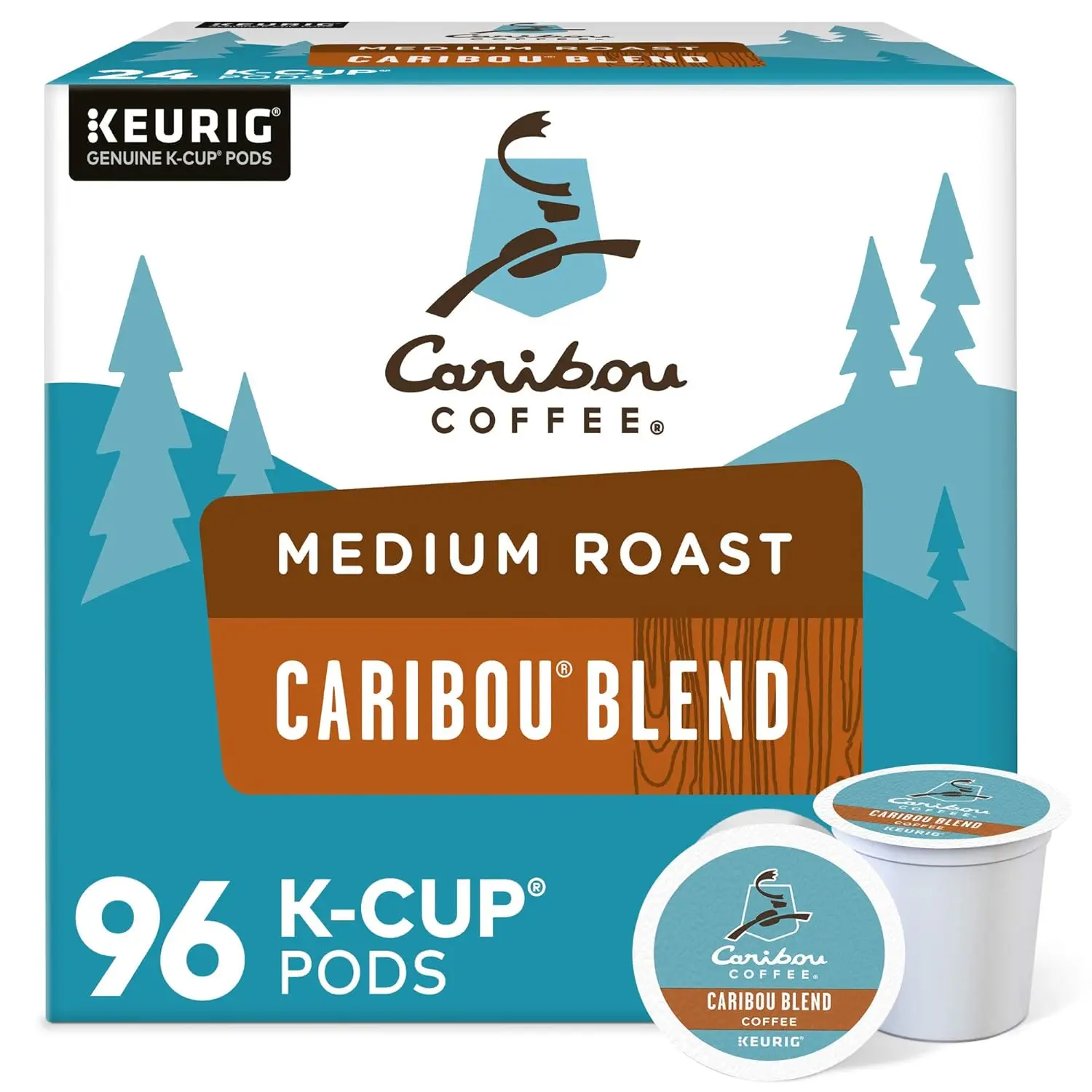 

Medium Roast Coffee K-Cup Pods, 96 Count Pack for Keurig Brewers, Sweet Berry Notes