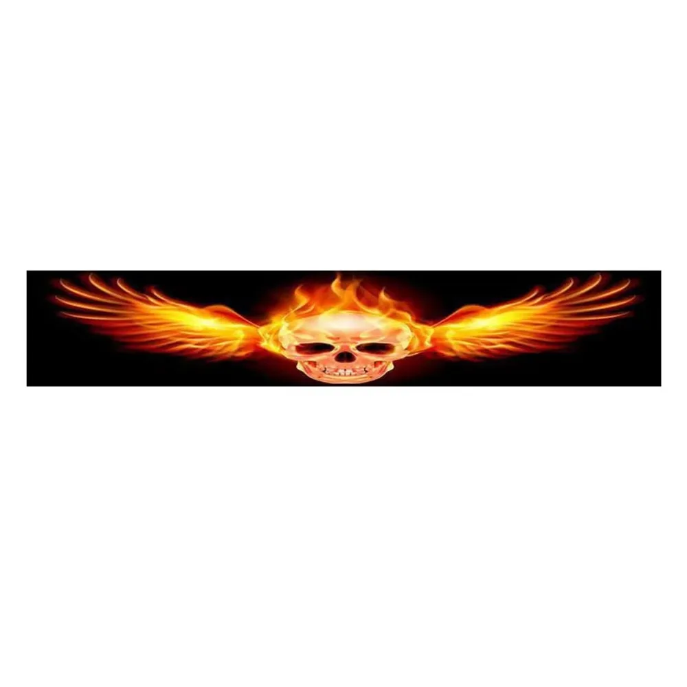 3D Stereo Car Front Windshield Stickers Wolf Eyes Pattern Wild Beast Design Auto Decorative Stickers Personalized Ghost Pattern