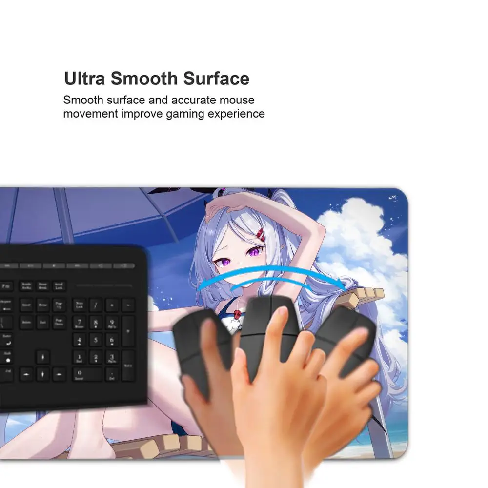 Blue Archive Non-Slip Rubber Mouse Pad Lock Edge Mousepads  Cute Sorasaki Hina Gamer play mats for notebook PC computer