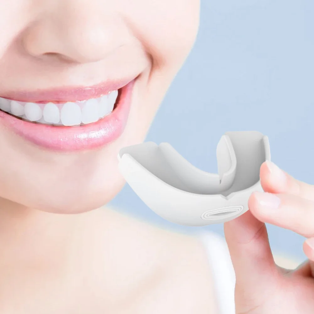 1Pcs Anti-Snoring Snore Braces Apnea Guard Bruxism Tray Sleeping Aid Mouthguard Health Care Sleep Snoring Better Breath