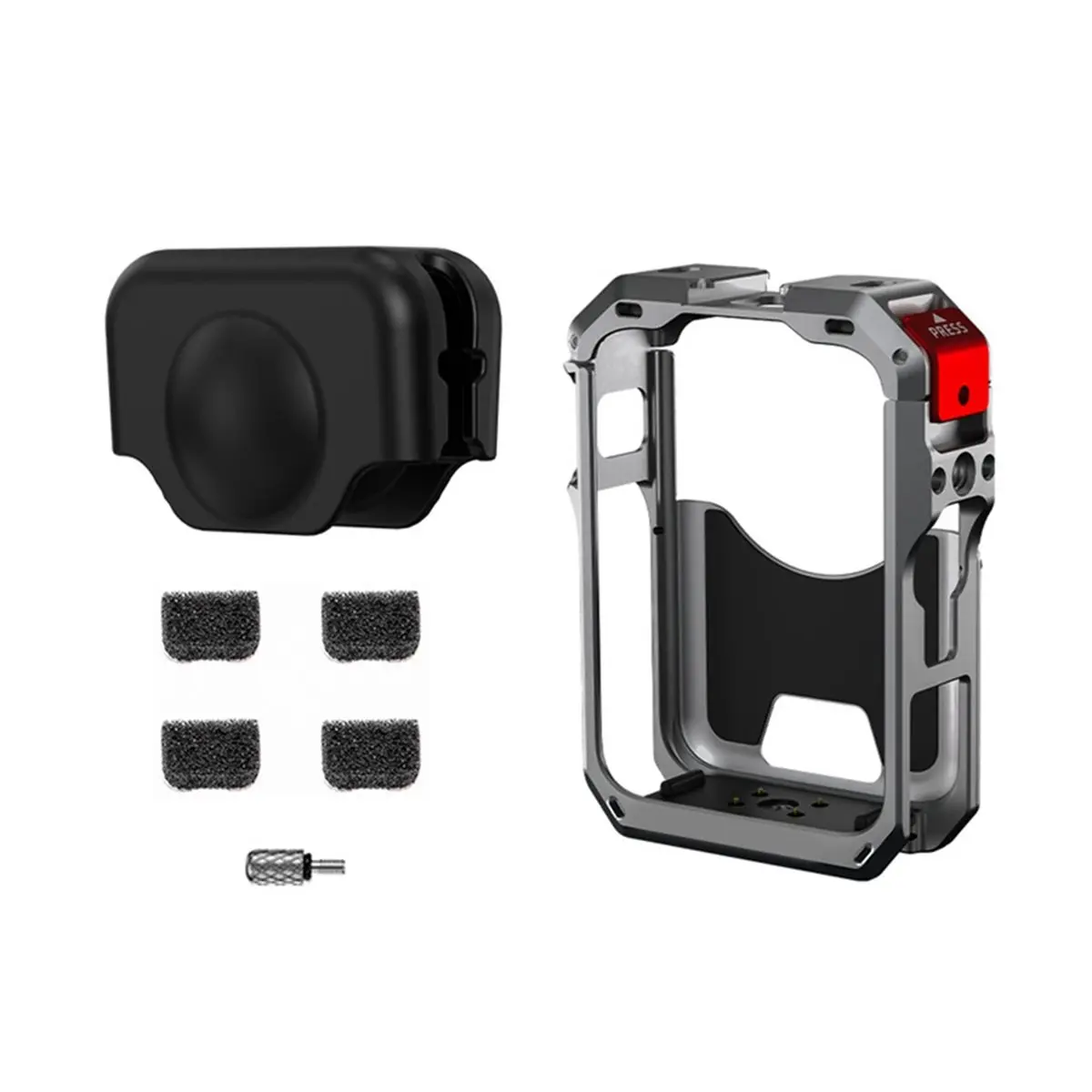 Suitable Protective Case for OSMO 360 II Camera Aluminum Alloy Frame Cage Full Border Protection Anti-Scratch Shockproof Housing