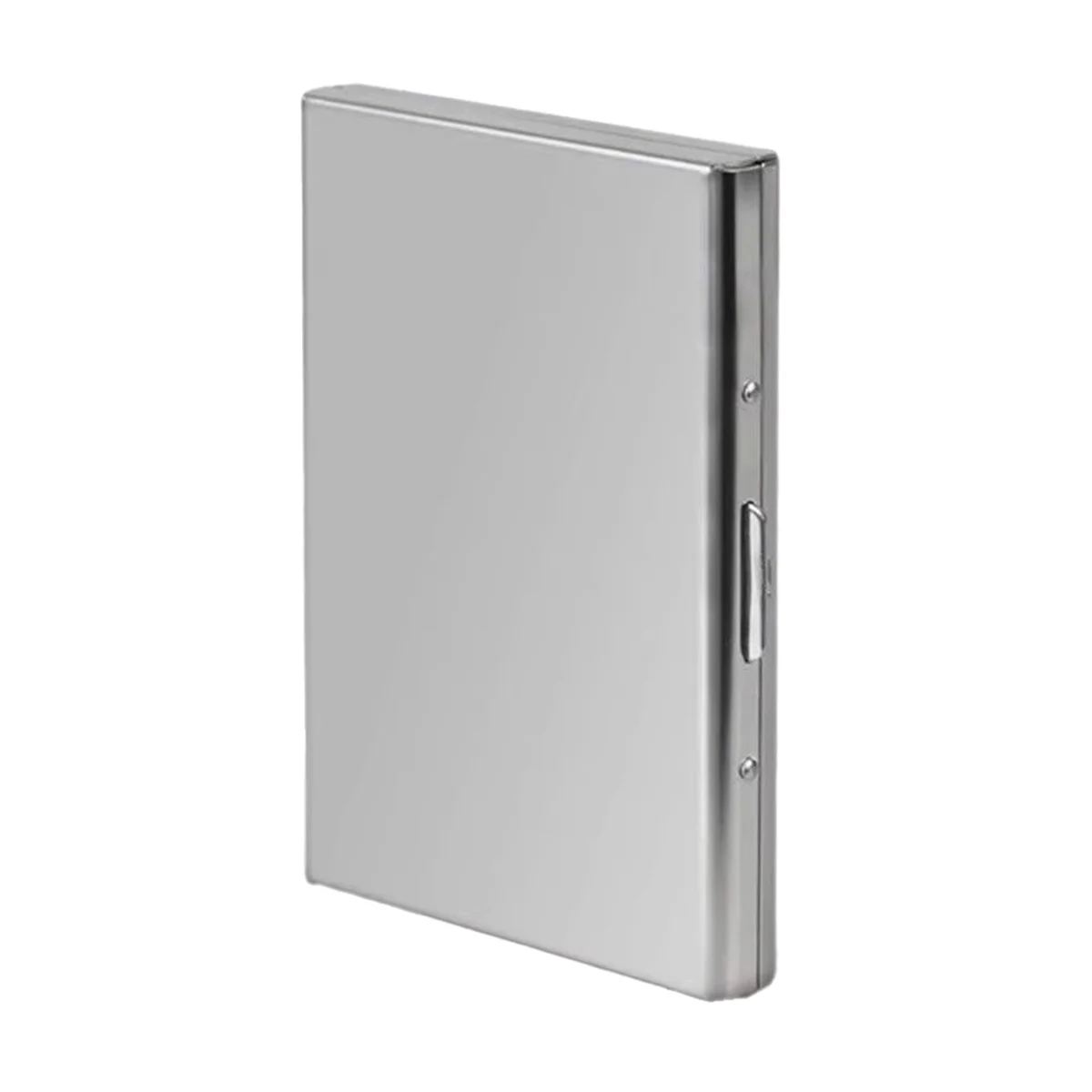 ADP-Slim Metal Credit ID Card Business Card Holder -Anti-Magnetic Aluminum Wallet,Stainless Steel Card Holder,ID Card Clip B