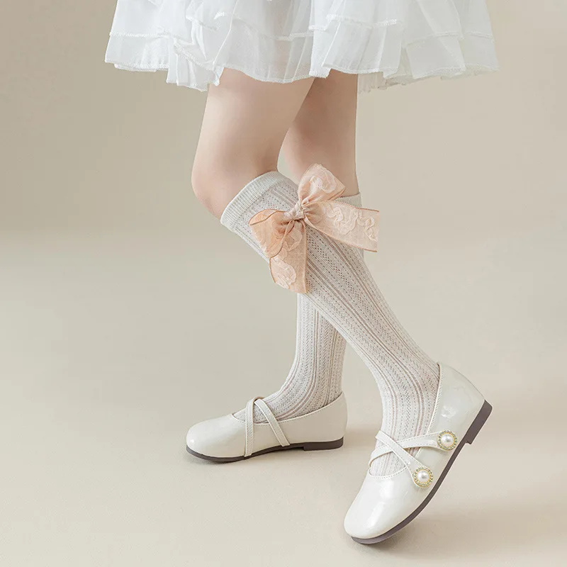 جوارب ربطة عنق شبكية قابلة للتنفس للأطفال ، رفيعة ، جيدة التهوية ، ممتصة للعرق ، ربطة عنق ، طالب ، ربيع ، صيف ، 4 أو #5