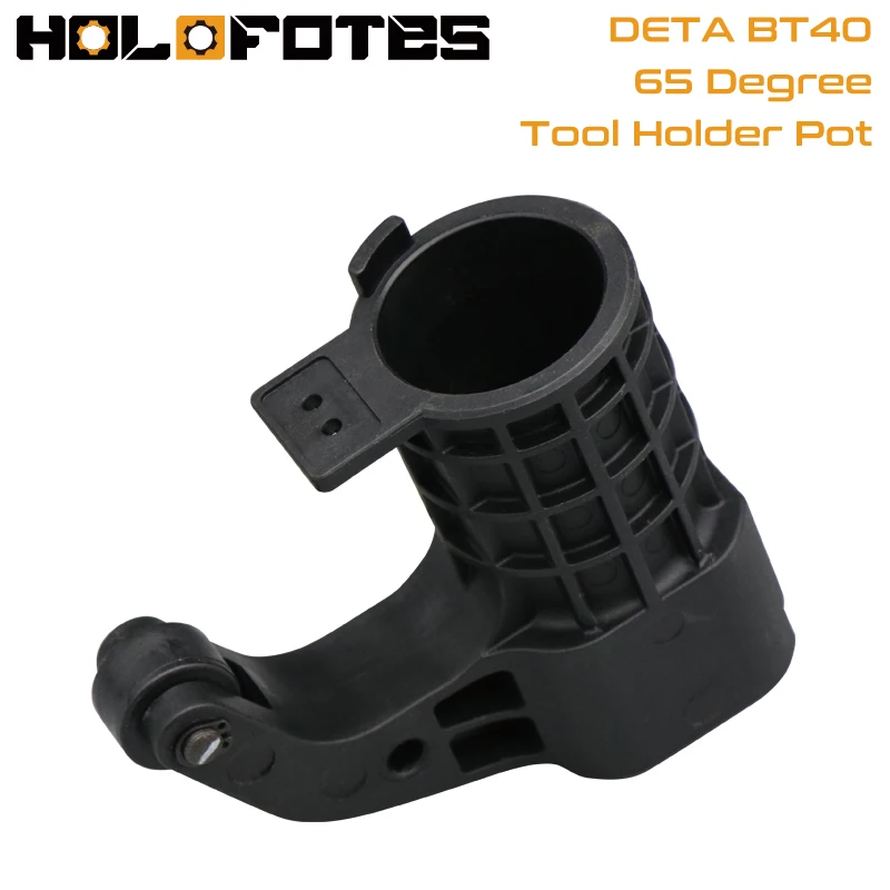 6 Pieces DETA BT40 65° Tool Holder Pot DETA Tool Bank CNC Mill Tool Holder Sleeve DETA BT40 65 Degree Tool Holder Cup