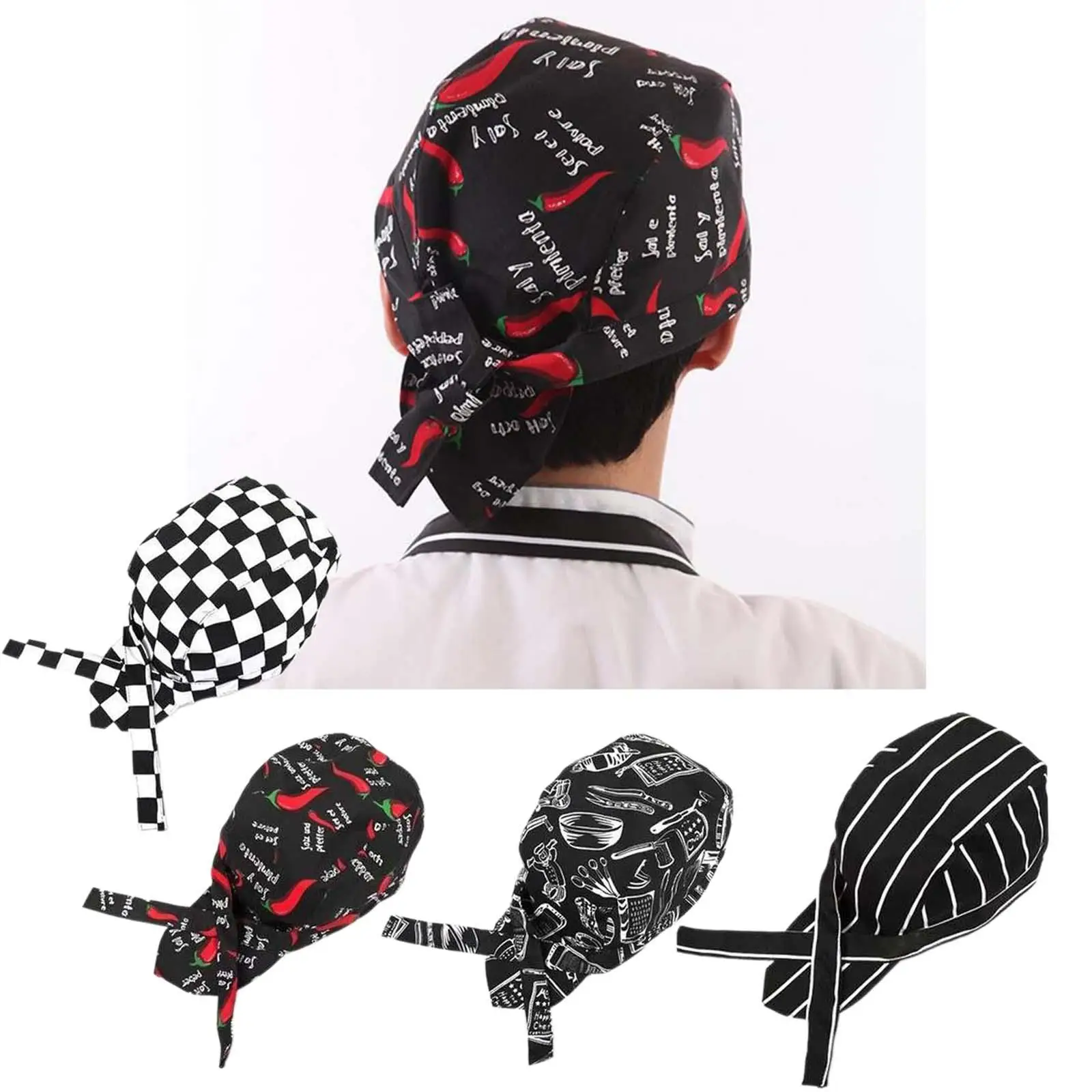 Cooking Chef Cap Chef Hat Elastic Protect Comfortable BBQ Accessory Kitchen Cooking Hat for Cooking Kitchen Father Him Dad
