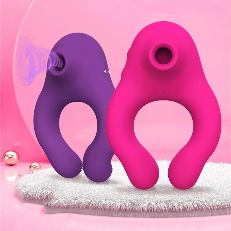 Vibrador de boca para masturbación femenina, boquillas para retrasar la eyaculación para hombres, succionador de clítoris y pene, lencería Sexy para mujer, copia de leche y esposa