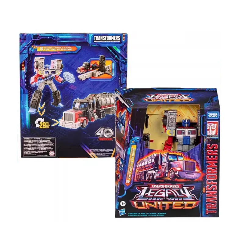 Oryginalna figurka Transformers Hasbro Anime Legacy Evolution G2 Laser Optimus Prime, zabawka dla chłopców, dziewcząt i dzieci, idealna na prezent.