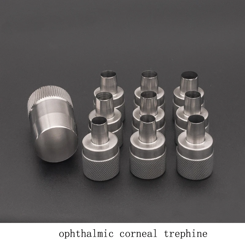 Ophthalmic corneal trephine stainless steel size trephine ophthalmic instrument corneal transplant too