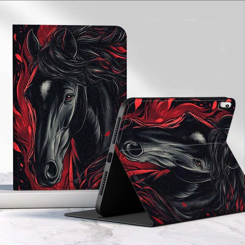 Black Horse For Huawei MediaPad MatePad Pro Air 12 X T5 T10S M6 M5 C5e SE 11 11.5 10.4 Inch Tablet Case