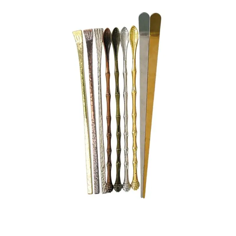 New Stainless Steel Tea Sticks With Japanese Traditional Matcha Scoop Teaware For Tea Ceremony Kitchen Leaf Tea Tool