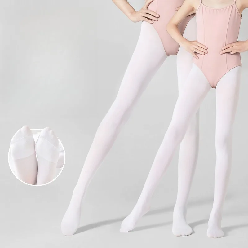 80D U-Crotch Thin Summer Ballet Tights Seamless Pantyhose Soft Breathable Training Wholesale Stretch Performance Dance Stockings