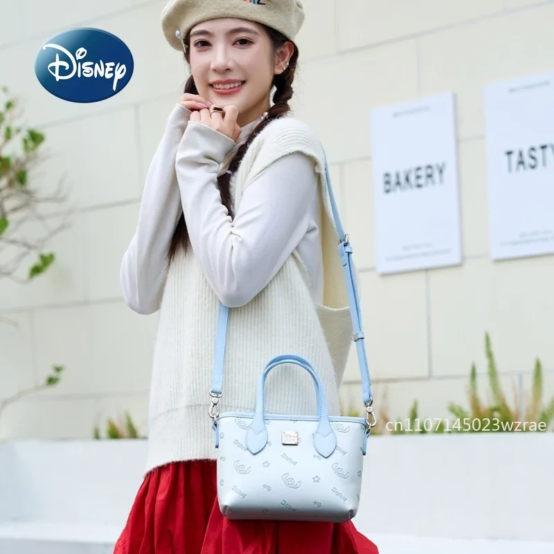 ديزني ستيتش حقيبة يد نسائية صغيرة جديدة ماركة فاخرة أصلية حقيبة كتف نسائية كارتونية لطيفة حقيبة نسائية صغيرة غير رسمية