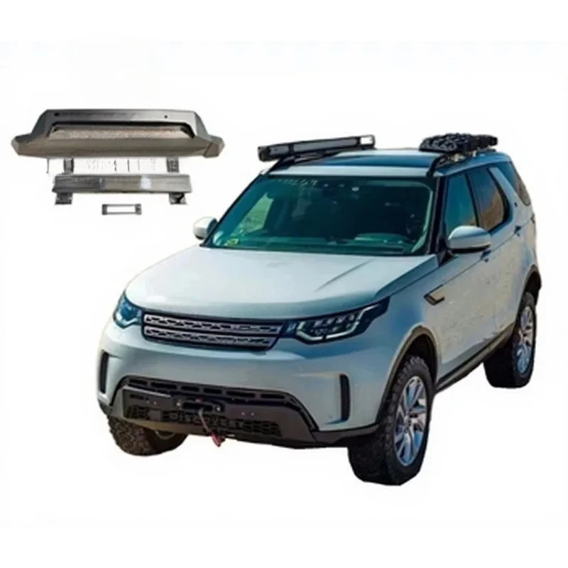 High Quality Discovery 5 L462 Off Road Steel Front Bumper Bull Bar Exterior Conversion Body Kit