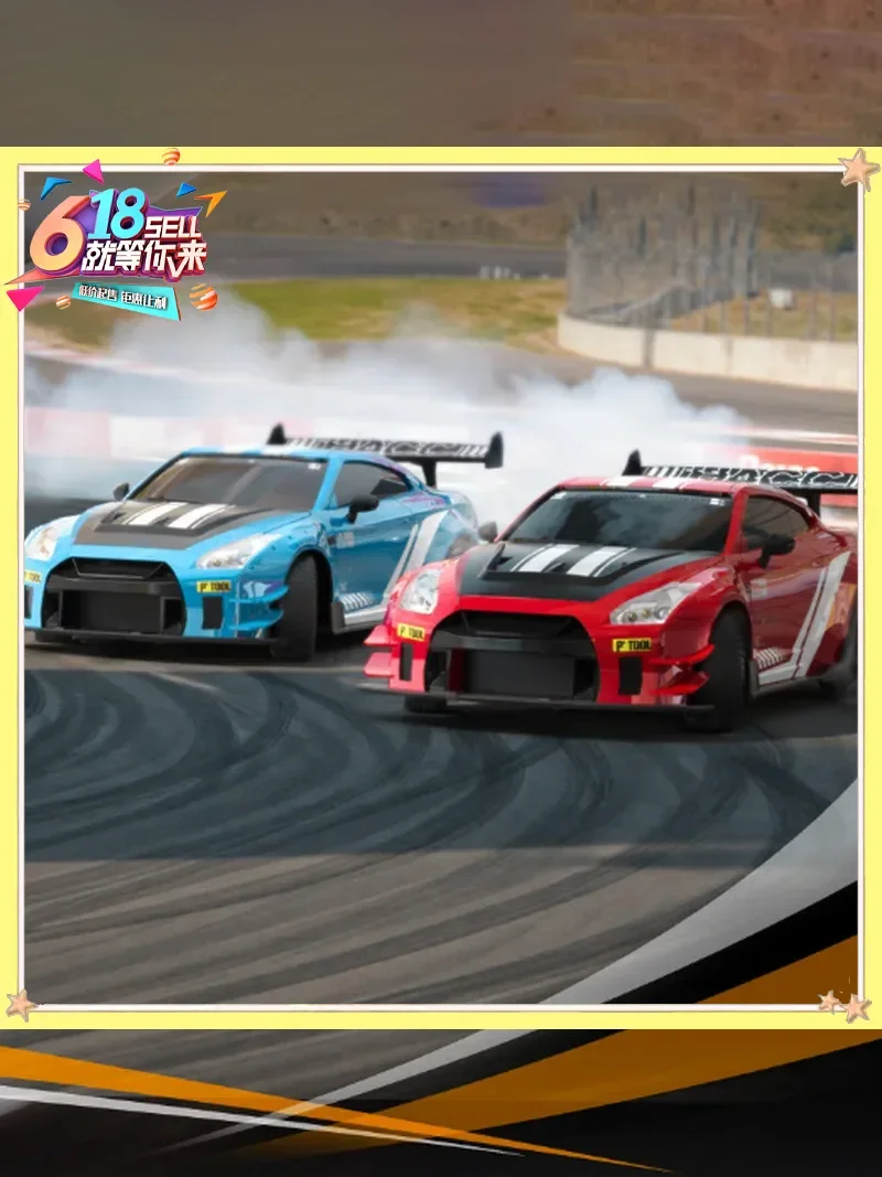 Electric Remote Control Drift Racing Car 1/20 Scale 4-Wheel Drive High-Speed Outdoor Model Toy