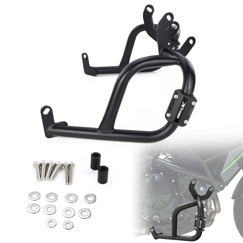 

Motorcycle Engine Guard For KAWASAKI Versys 650 2015-2024 Highway Crash Bar Buffer Fairing Frame Fuel Tank Protection Bumper