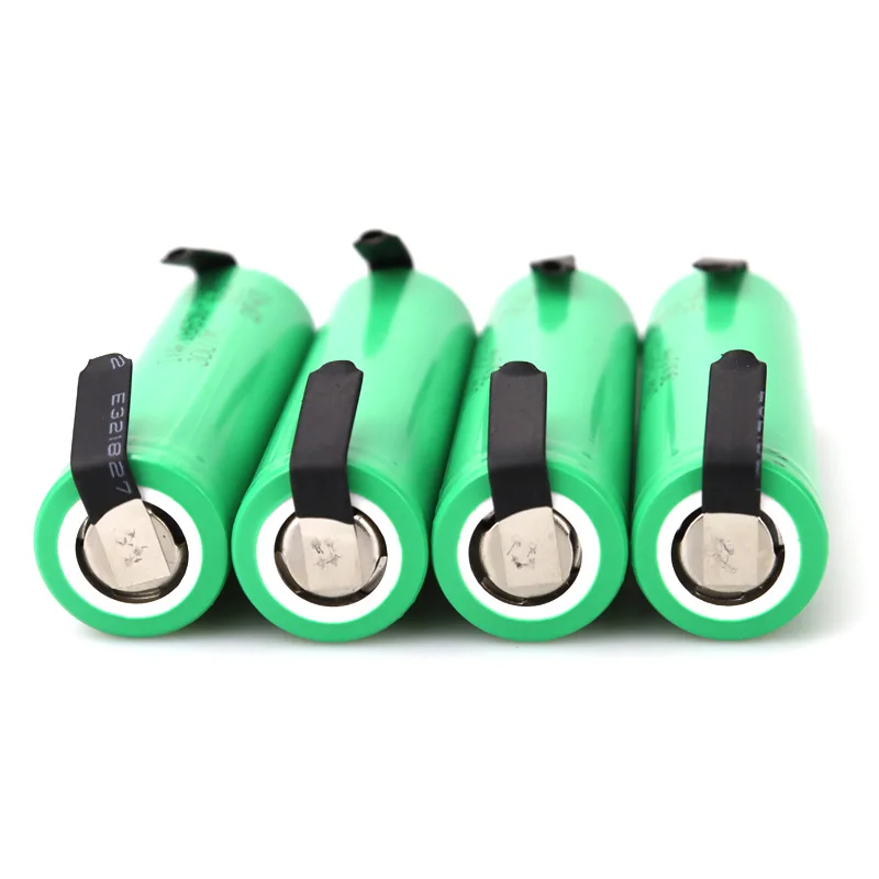 INR18650 25R 3.7 فولت بطارية 18650 قوة عالية الحالية ليثيوم قابلة للشحن عالية التفريغ 20A لحام النيكل لمفك البراغي