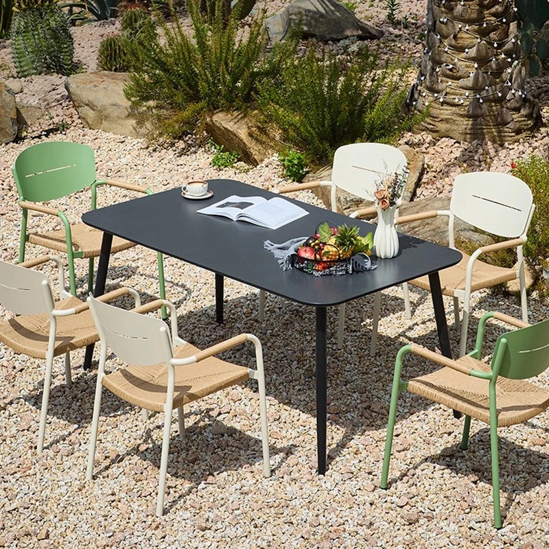 ชุดเฟอร์นิเจอร์สวนดีไซน์หรูหราสำหรับร้านอาหารเคลื่อนที่ ห้องทำงาน ชุดเฟอร์นิเจอร์สวนทันสมัยสุดหรู เฟอร์นิเจอร์บ้านคุณภาพสูง